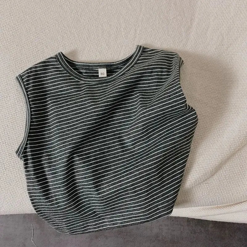 Hilario Korean Children Boys Tank Tees - GuGuTon baby store - Baby Fashion - Toddlers Outfits - Babies Outfits - Toddler Clothes - Kids Clothing - Newborn Clothes - Newborn Wear - Kids Wear - Trending Clothes - Trending Outfits - Fall Fashion - Winter Fashion - Girls Clothes - Boys Clothes - Babies Wear - Kids Accessories - KidsWear - Summer Clothes - Summer Fashion - Summer Trend - Falls Sweaters - Tops - Bottom - Jeans - Blouse - Dresses - Newborn Dresses - Toys