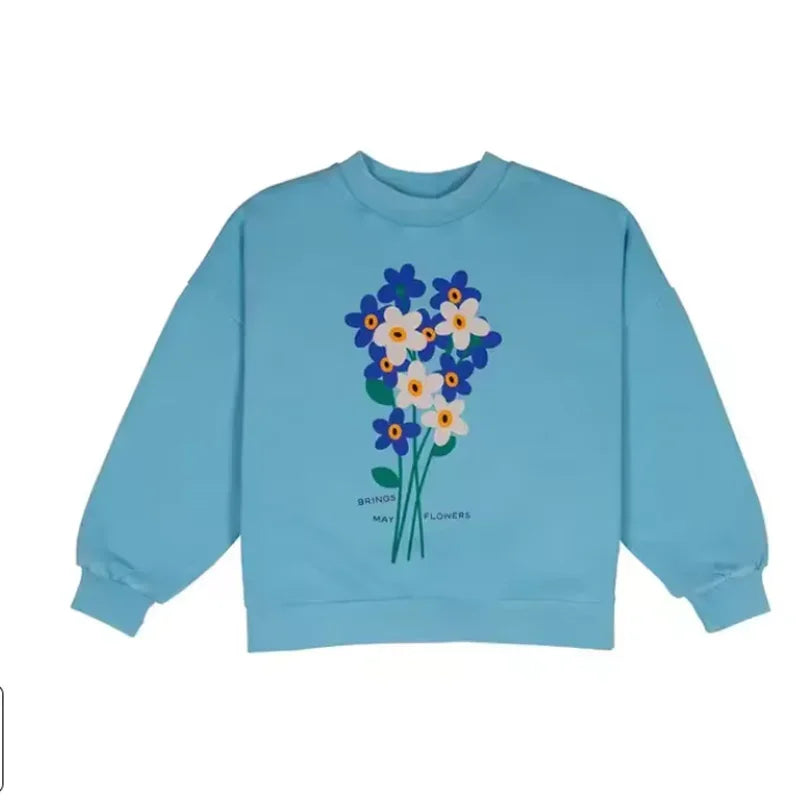 Miguel Winter Cotton Letter Baby Pullover Sweater
