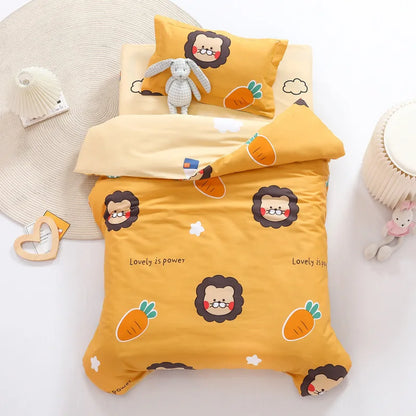 3Pcs Cotton Crib Bed Linen Kit Cartoon Baby Bedding Set - GuGuTon baby store - Baby Fashion - Toddlers Outfits - Babies Outfits - Toddler Clothes - Kids Clothing - Newborn Clothes - Newborn Wear - Kids Wear - Trending Clothes - Trending Outfits - Fall Fashion - Winter Fashion - Girls Clothes - Boys Clothes - Babies Wear - Kids Accessories - KidsWear - Summer Clothes - Summer Fashion - Summer Trend - Falls Sweaters - Tops - Bottom - Jeans - Blouse - Dresses - Newborn Dresses - Toys