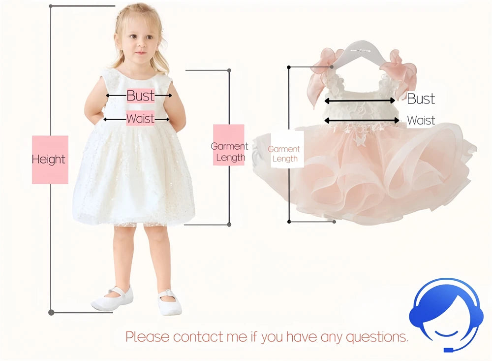 Baby Girl Satin Flower Girl Dress Low Back Thin Straps Bow Luxury Princess Gown Toddler 1st Birthday Baptism Wedding Party Dress
