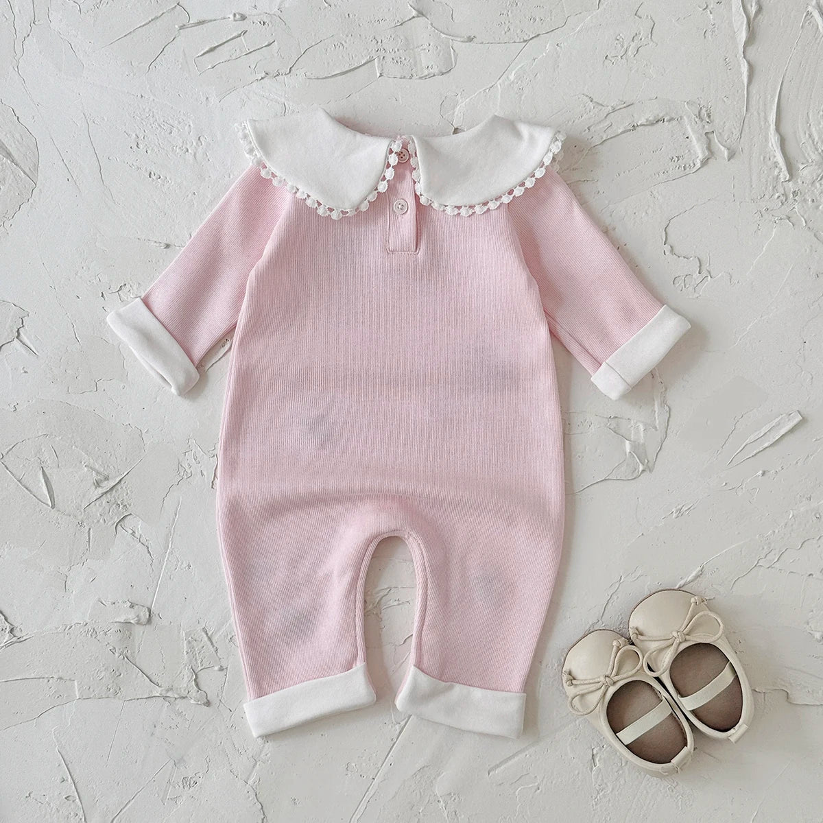 Pink Cherry Print Jumpsuit