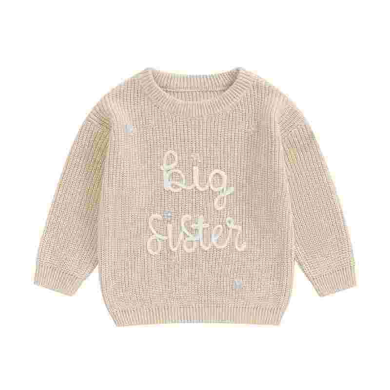 Cambria Girls Big Sister Sweater - Toddler Knit Pullover