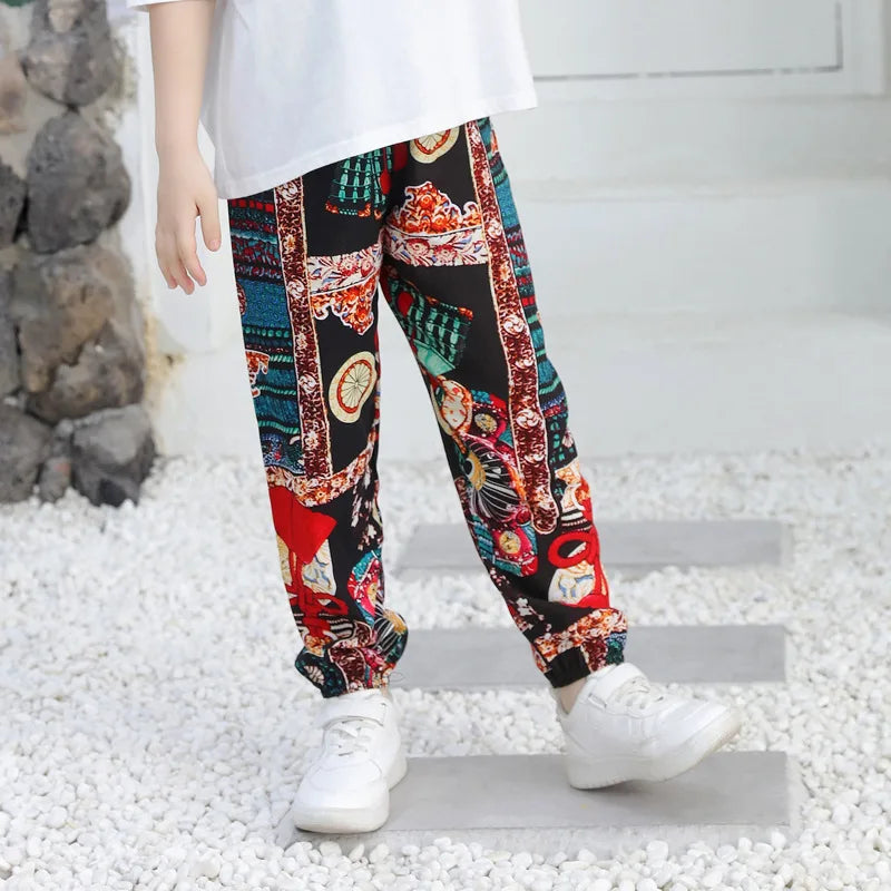 Víctor Boys Cotton Clothes Summer Thin Home Pants - GuGuTon baby store - Baby Fashion - Toddlers Outfits - Babies Outfits - Toddler Clothes - Kids Clothing - Newborn Clothes - Newborn Wear - Kids Wear - Trending Clothes - Trending Outfits - Fall Fashion - Winter Fashion - Girls Clothes - Boys Clothes - Babies Wear - Kids Accessories - KidsWear - Summer Clothes - Summer Fashion - Summer Trend - Falls Sweaters - Tops - Bottom - Jeans - Blouse - Dresses - Newborn Dresses - Toys