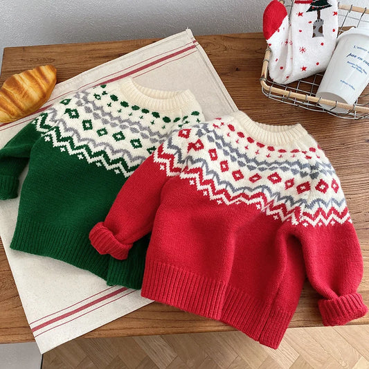 Wilson Children's Jacquard Knitted Sweater