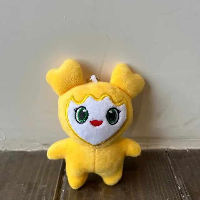 9PCS/lot Lovelys Plush Korean Super Star Plush Toy Cartoon Animal TWICE Momo Doll Keychain Pendant for Fans Girls Birthday Gifts