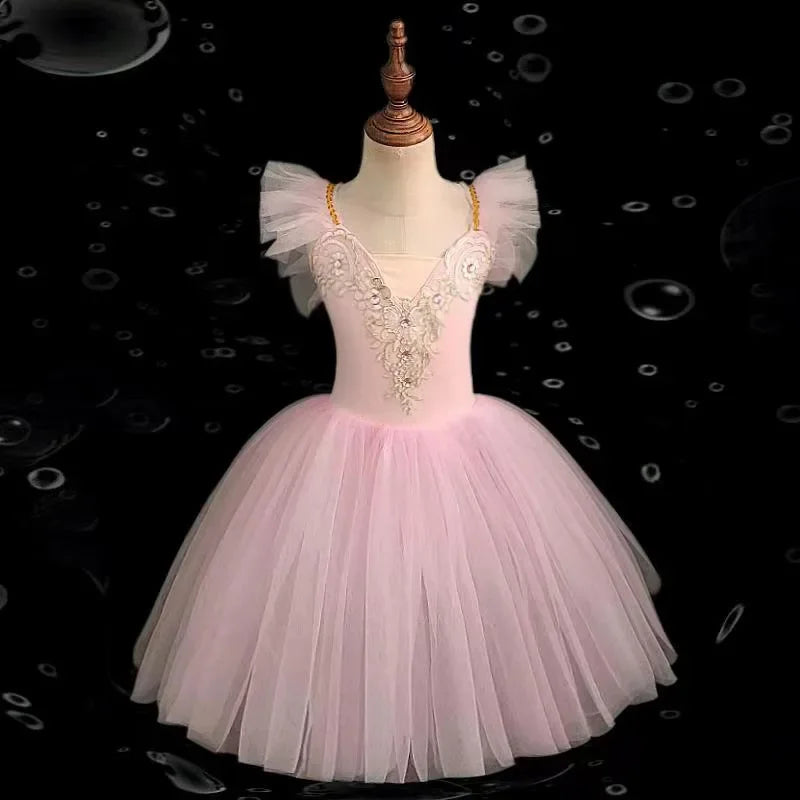 Norma Summer Ballet Dress for Girls - Kids Dance Tutu Outfit
