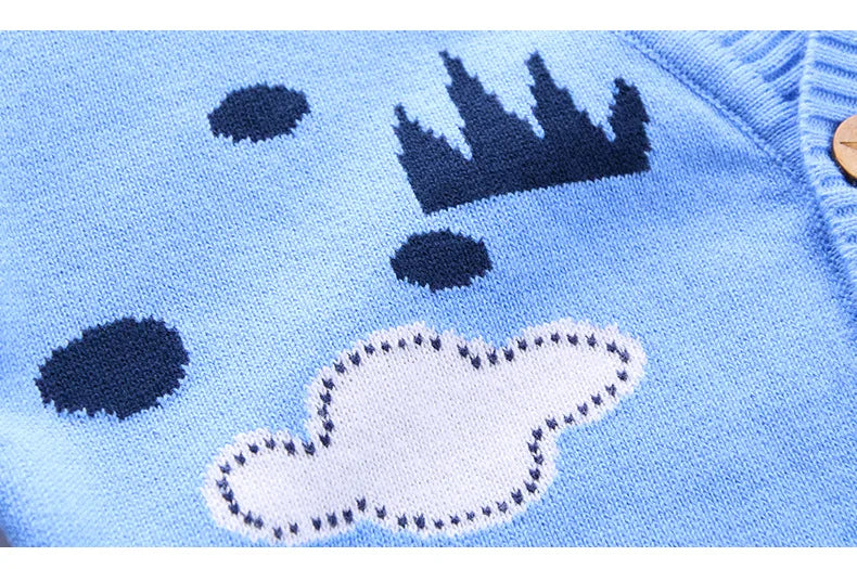 Mark Embroidery V neck Knit Cardigan Sweater - GuGuTon baby store - Baby Fashion - Toddlers Outfits - Babies Outfits - Toddler Clothes - Kids Clothing - Newborn Clothes - Newborn Wear - Kids Wear - Trending Clothes - Trending Outfits - Fall Fashion - Winter Fashion - Girls Clothes - Boys Clothes - Babies Wear - Kids Accessories - KidsWear - Summer Clothes - Summer Fashion - Summer Trend - Falls Sweaters - Tops - Bottom - Jeans - Blouse - Dresses - Newborn Dresses - Toys
