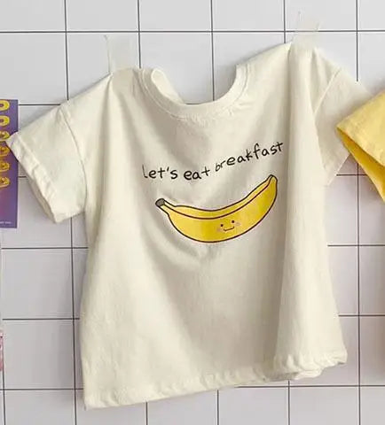 Luca Cute Banana Print Tees