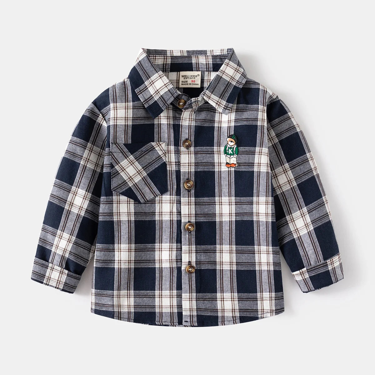 Elvis Cotton Long Sleeved Casual Shirt