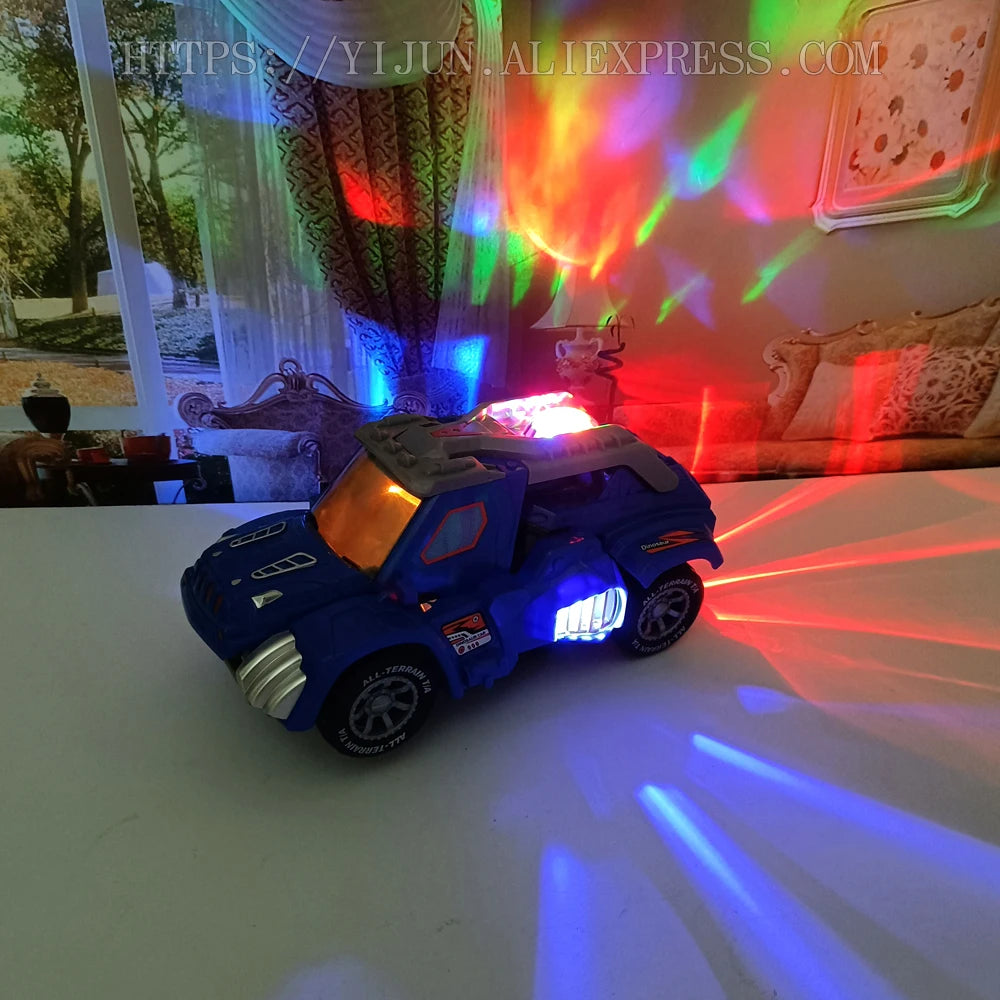 Transforming Dinosaur Car Toy for Kids 4-6 Years