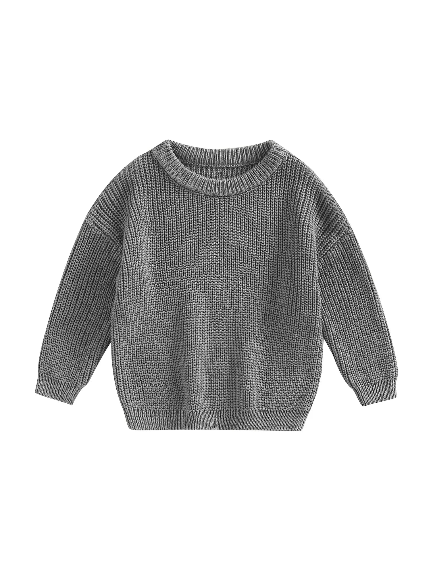 Fernando Solid Loose Knitted Pullover Sweater - GuGuTon baby store - Baby Fashion - Toddlers Outfits - Babies Outfits - Toddler Clothes - Kids Clothing - Newborn Clothes - Newborn Wear - Kids Wear - Trending Clothes - Trending Outfits - Fall Fashion - Winter Fashion - Girls Clothes - Boys Clothes - Babies Wear - Kids Accessories - KidsWear - Summer Clothes - Summer Fashion - Summer Trend - Falls Sweaters - Tops - Bottom - Jeans - Blouse - Dresses - Newborn Dresses - Toys