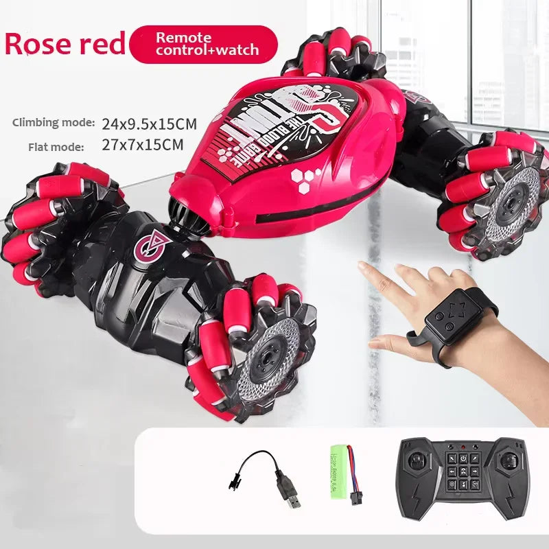 4WD RC Drift Car with Dual Control - 2.4G Gesture & Radio Remote