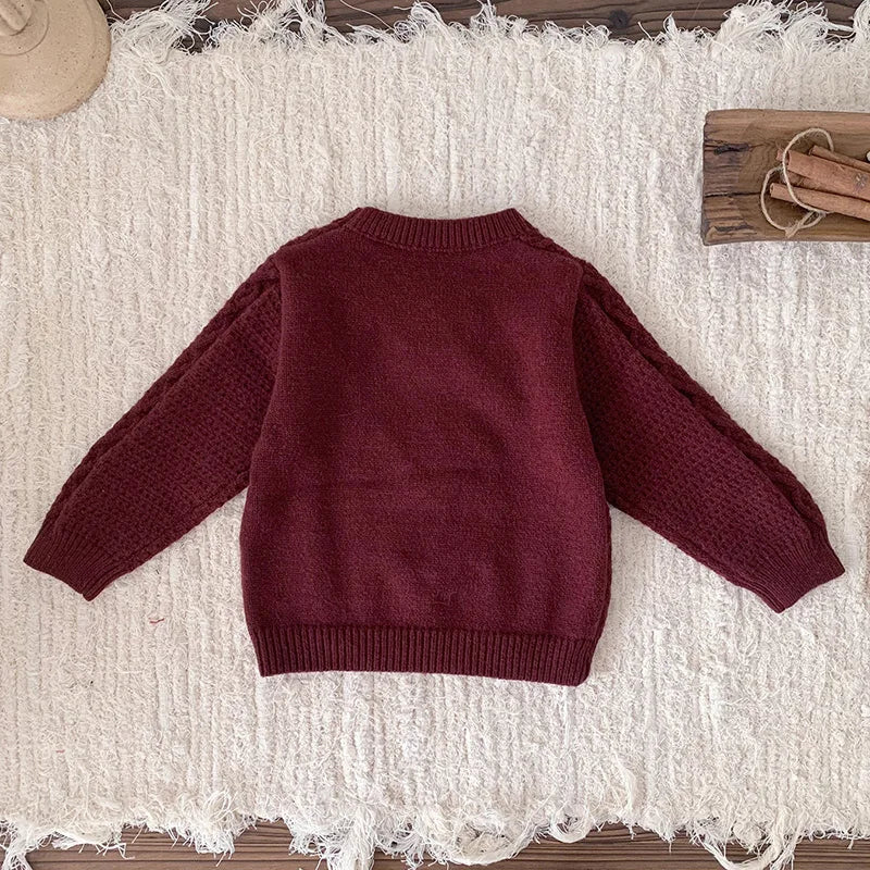 Marlon Winter Kids Clothes Toddler Sweaters - GuGuTon baby store - Baby Fashion - Toddlers Outfits - Babies Outfits - Toddler Clothes - Kids Clothing - Newborn Clothes - Newborn Wear - Kids Wear - Trending Clothes - Trending Outfits - Fall Fashion - Winter Fashion - Girls Clothes - Boys Clothes - Babies Wear - Kids Accessories - KidsWear - Summer Clothes - Summer Fashion - Summer Trend - Falls Sweaters - Tops - Bottom - Jeans - Blouse - Dresses - Newborn Dresses - Toys