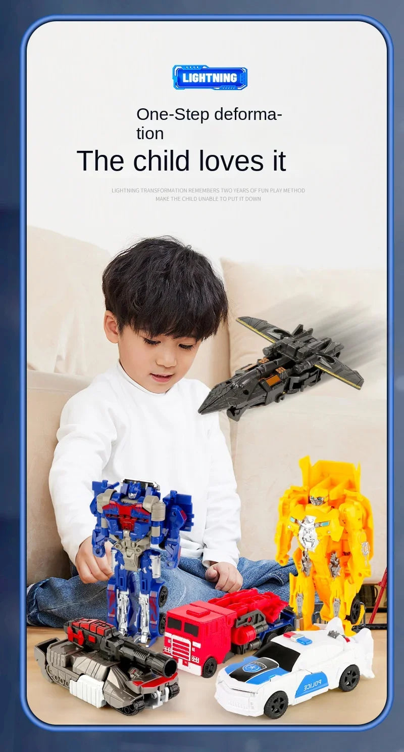 Transformation Toy Robot Car Action Figure Model for Boys