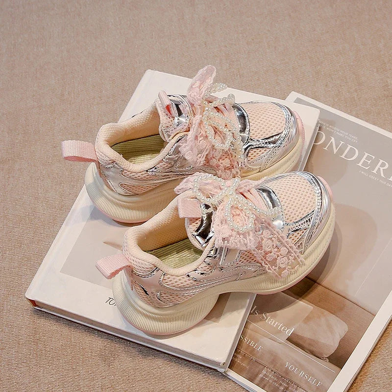 Girls' Sports Fashion Dad Shoes 2025 Spring