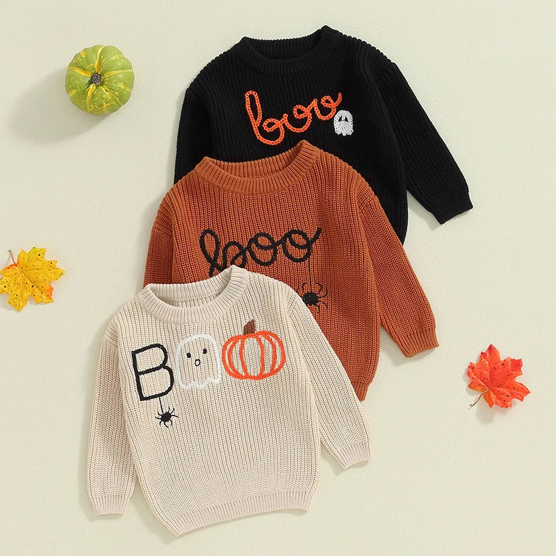 Jhon Toddler Clothes Boys Halloween Sweater