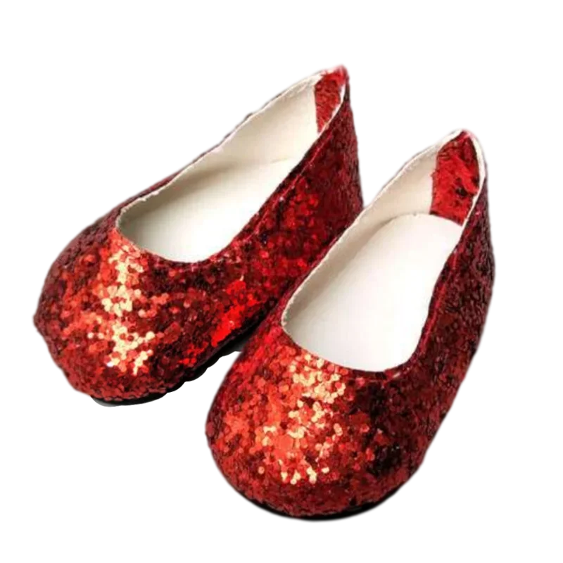 Baby Doll Shoes for 43cm Doll Shoes for 18 Inch Girl Doll Princess Shoes Toy  Accessories