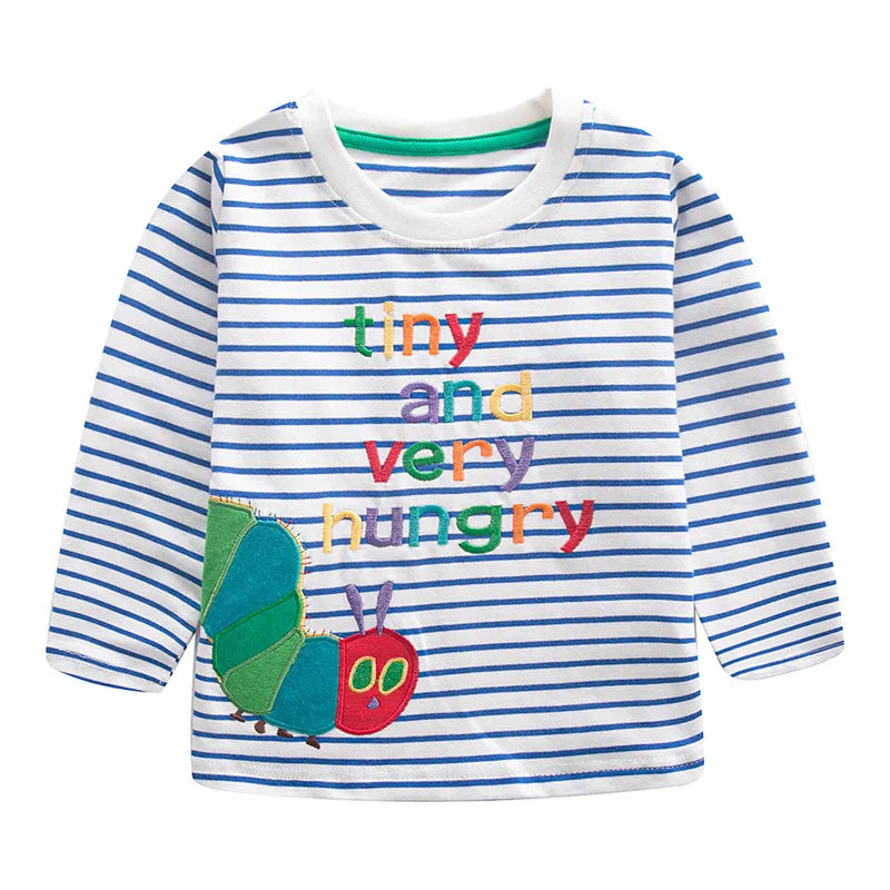 Rodrigo Arrival Striped Animals T-shirt - GuGuTon baby store - Baby Fashion - Toddlers Outfits - Babies Outfits - Toddler Clothes - Kids Clothing - Newborn Clothes - Newborn Wear - Kids Wear - Trending Clothes - Trending Outfits - Fall Fashion - Winter Fashion - Girls Clothes - Boys Clothes - Babies Wear - Kids Accessories - KidsWear - Summer Clothes - Summer Fashion - Summer Trend - Falls Sweaters - Tops - Bottom - Jeans - Blouse - Dresses - Newborn Dresses - Toys
