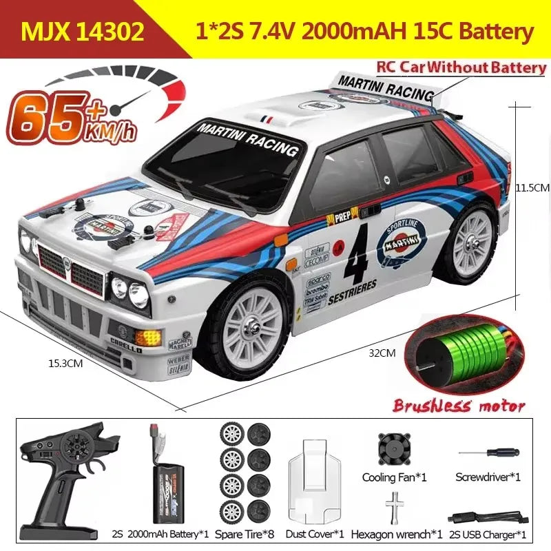 MJX Hyper Go 14304 14302 14303 1/14 4WD RC Car 65km/h Brushless 2.4G Remote Control Car Off-road High Speed RC Cars Truck Toy