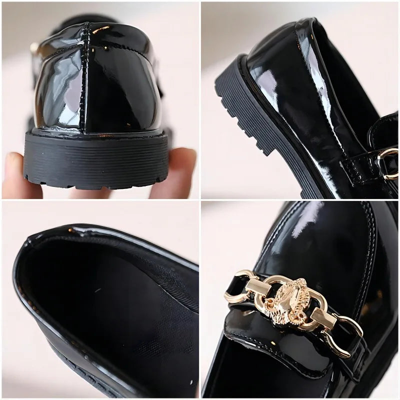 Children's Shoes Girls Autumn Princess Fashion Leather Shoes  British Style