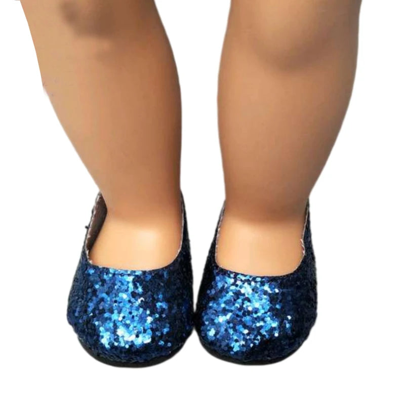 Baby Doll Shoes for 43cm Doll Shoes for 18 Inch Girl Doll Princess Shoes Toy  Accessories