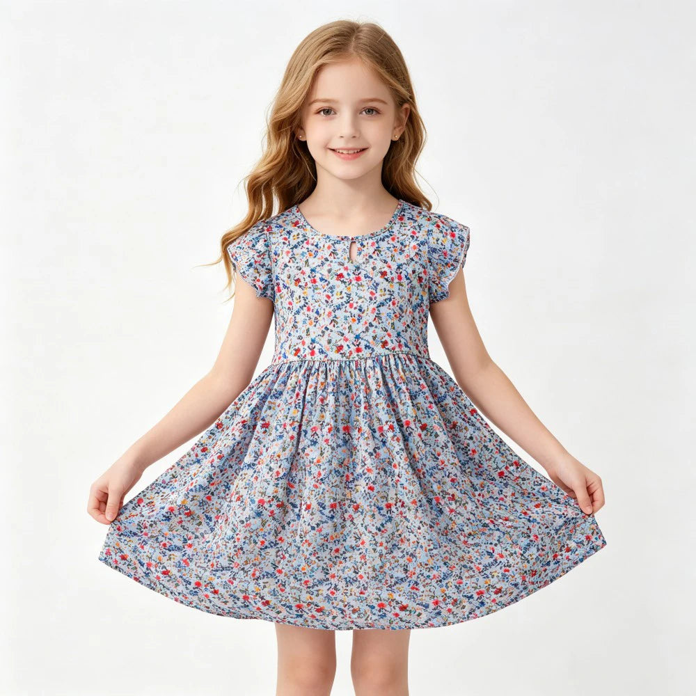 Girls Dresses Toddler Baby 1 to 2 3 4 5 6 7 8 9 10 11 12 13 14 15 16 Years Girl Casual Dress Teenager Korean Cute Children Dress