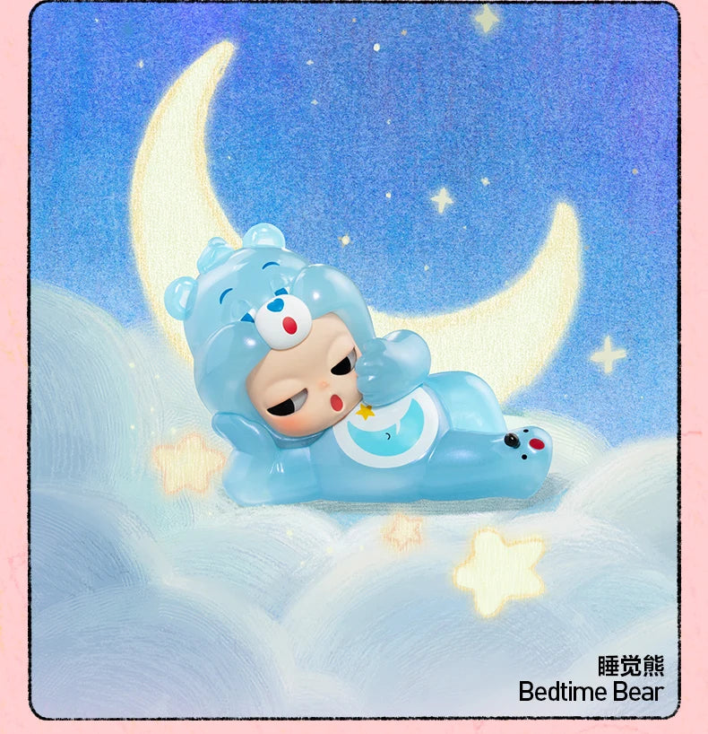POPMART CareBears x Zsiga Series Blind Box Guess Bags Desktop Decoration Cute Anime Figure Models Gifts Blind Bag Toy Girl Gifts
