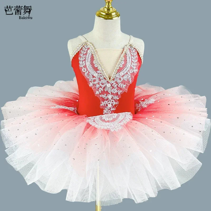 Summer Stage Ballet Leotards Girls Dresses Princess Dance Girl Dress