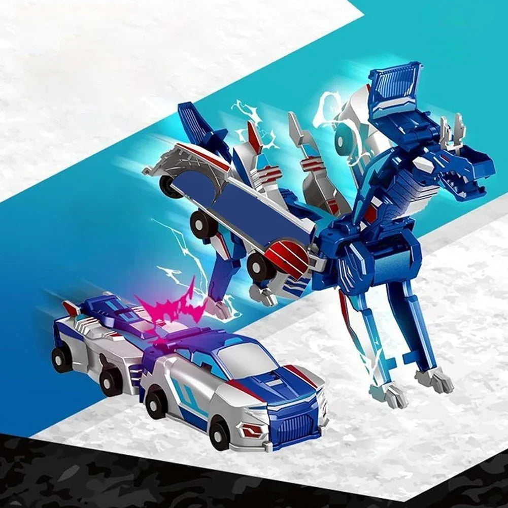 Unicorn Transformer : Magic Transformation Super Combination Car Toy 2 In 1