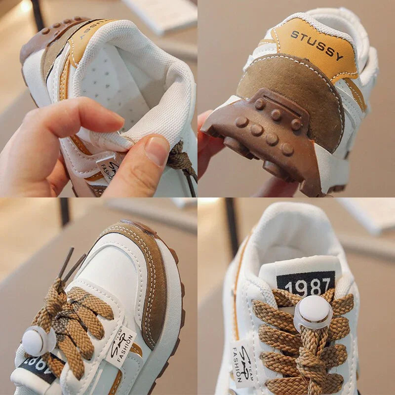 Baby Soft Bottom Shoes School Sports Sneakers For Boys Girls - GuGuTon baby store - Baby Fashion - Toddlers Outfits - Babies Outfits - Toddler Clothes - Kids Clothing - Newborn Clothes - Newborn Wear - Kids Wear - Trending Clothes - Trending Outfits - Fall Fashion - Winter Fashion - Girls Clothes - Boys Clothes - Babies Wear - Kids Accessories - KidsWear - Summer Clothes - Summer Fashion - Summer Trend - Falls Sweaters - Tops - Bottom - Jeans - Blouse - Dresses - Newborn Dresses - Toys