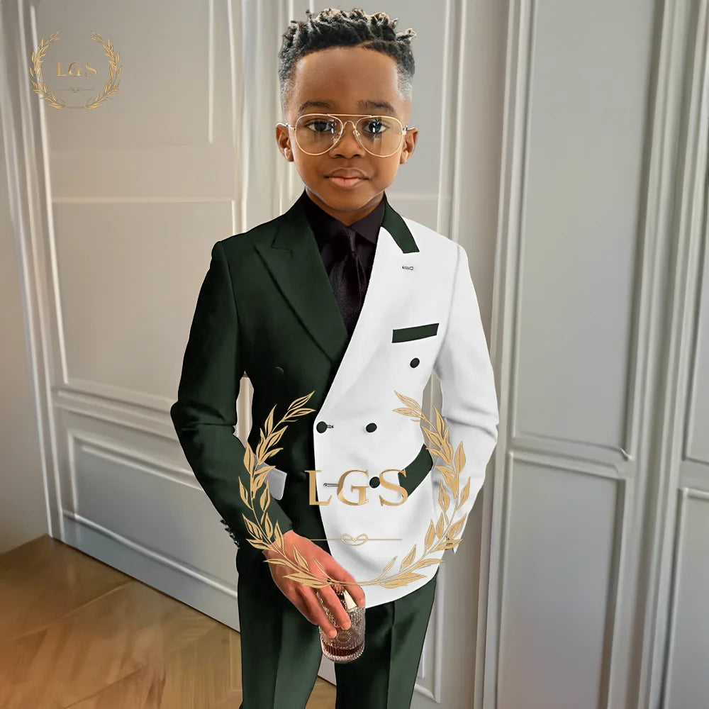 Hugo Boys Formal Elegant Suit 2 Piece Set (Jacket and Pants) Kids Wedding - GuGuTon baby store - Baby Fashion - Toddlers Outfits - Babies Outfits - Toddler Clothes - Kids Clothing - Newborn Clothes - Newborn Wear - Kids Wear - Trending Clothes - Trending Outfits - Fall Fashion - Winter Fashion - Girls Clothes - Boys Clothes - Babies Wear - Kids Accessories - KidsWear - Summer Clothes - Summer Fashion - Summer Trend - Falls Sweaters - Tops - Bottom - Jeans - Blouse - Dresses - Newborn Dresses - Toys