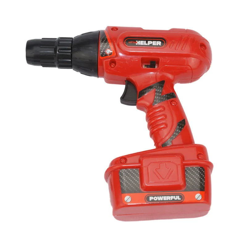 Tools Toys Electric Drill BO Simulation Screw Driver Kids Power Repair Tools Kits Children Pretend Play Sets Gift Toys for Boys
