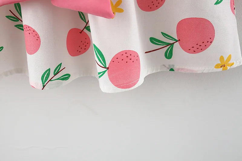 Baby Girl Dress Summer Princess Sundress Cotton Newborn Toddler Outfit