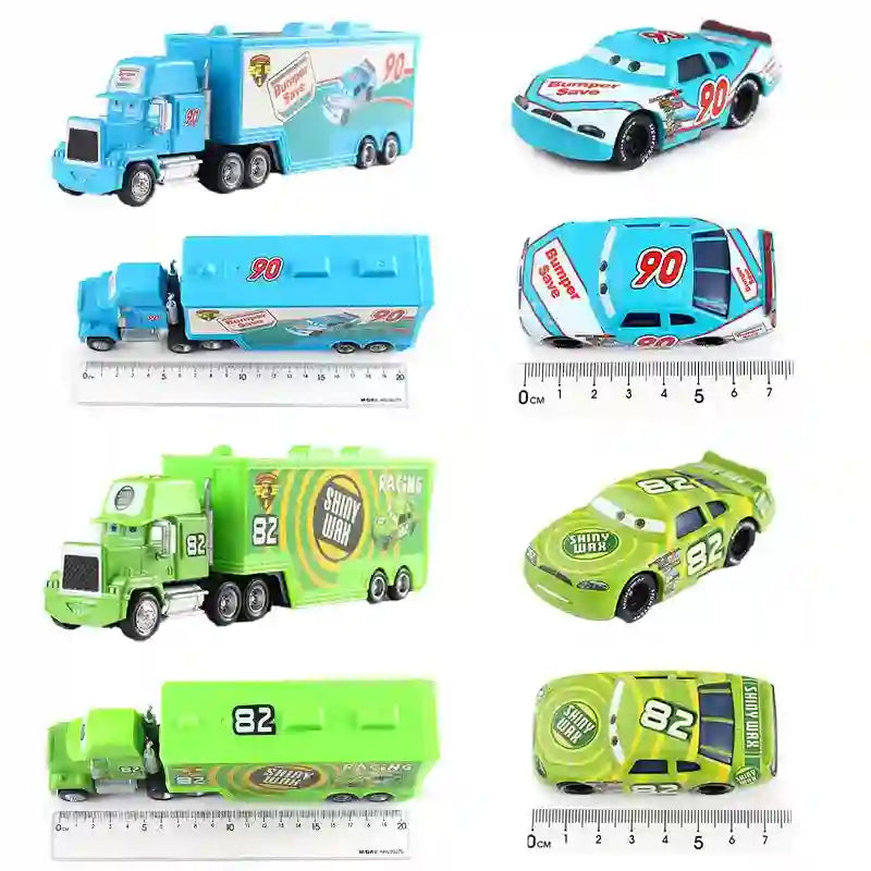 Cars 2 Mack Truck Pixar racing car Lightning McQueen Jackson Storm mini Car