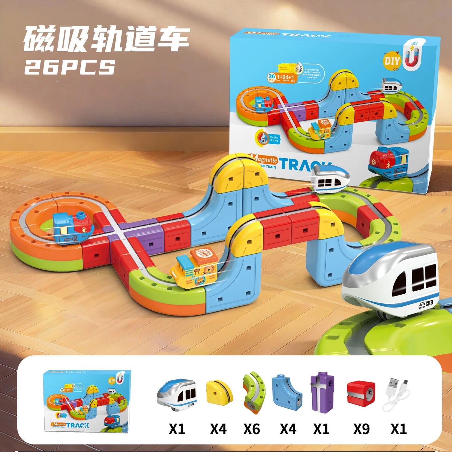 Sell Well Children'S Anti-Gravity Magnetic Attraction Track Train