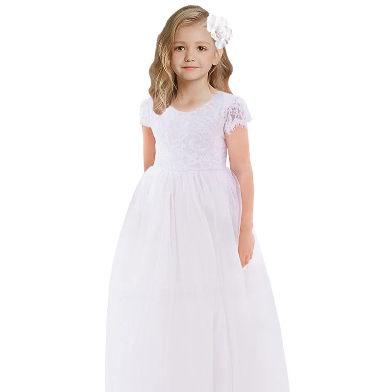 Princess Dress for Girls 1-14 Years Old Elegants Festival Party Dress