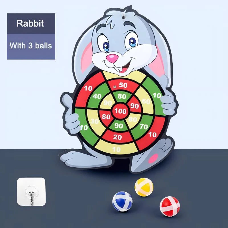 Educational Games Dart Board Baby Toy Stickey Ball Dart Montessori Games