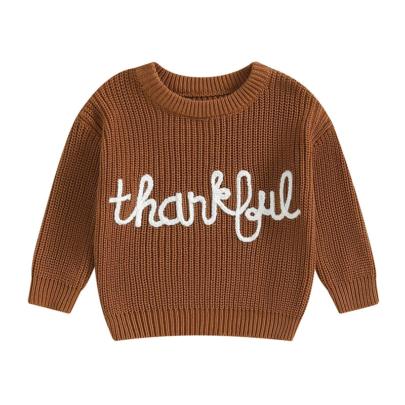 Violetta Thanksgiving Knit Long Sleeve Sweater