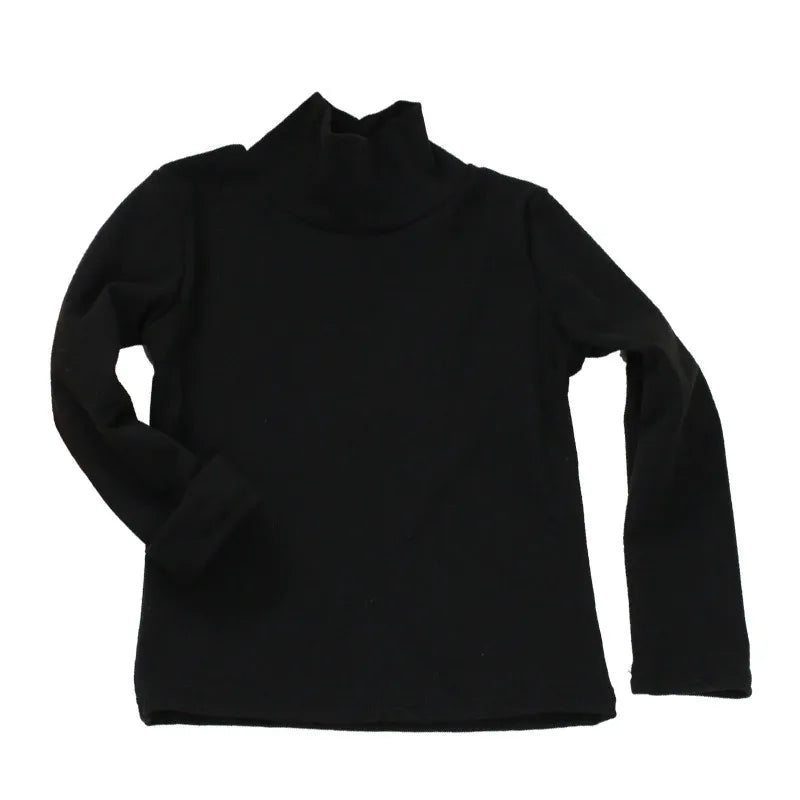 Rosita Long Sleeve Basic Turtleneck Tops