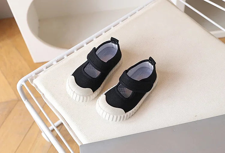2025 New Spring Baby Girl Shoes Kids Autumn Canvas Shoes