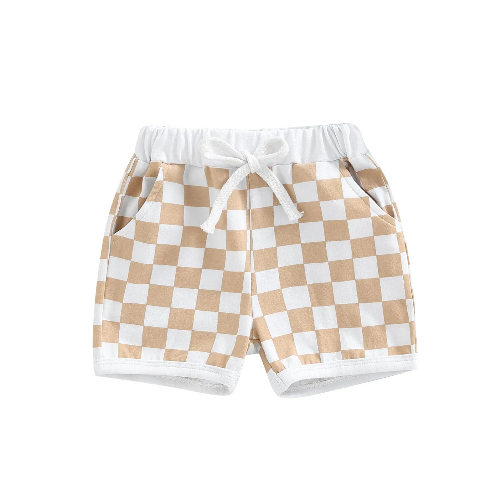 Bartolo Baby Boys Shorts with Checkerboard Elastic Plaid Printed - GuGuTon baby store - Baby Fashion - Toddlers Outfits - Babies Outfits - Toddler Clothes - Kids Clothing - Newborn Clothes - Newborn Wear - Kids Wear - Trending Clothes - Trending Outfits - Fall Fashion - Winter Fashion - Girls Clothes - Boys Clothes - Babies Wear - Kids Accessories - KidsWear - Summer Clothes - Summer Fashion - Summer Trend - Falls Sweaters - Tops - Bottom - Jeans - Blouse - Dresses - Newborn Dresses - Toys