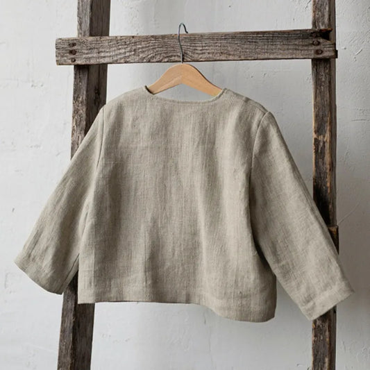 John Solid Color Single-Breasted Sweater