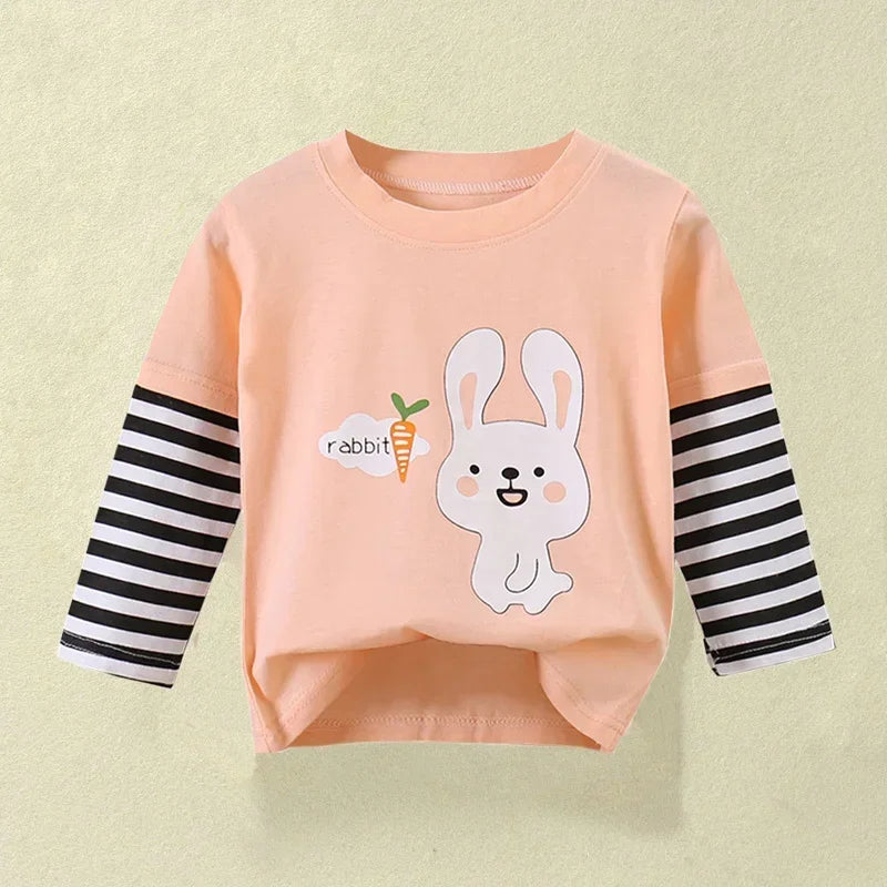 Hudson Cartoon Long Sleeve Cotton Tees