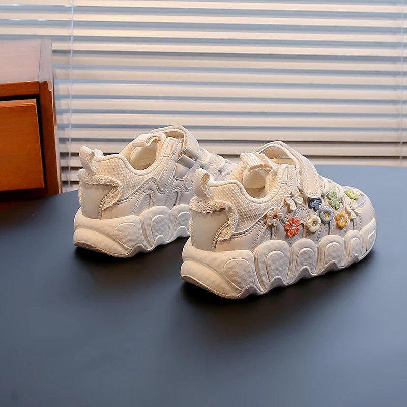 Fashion Leather Sneakers for Girls Children Casual Sports