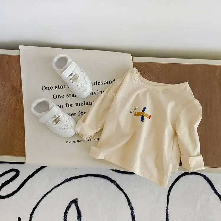 Manuel Autumn Boy Baby Print Long Sleeve T-shirt - GuGuTon baby store - Baby Fashion - Toddlers Outfits - Babies Outfits - Toddler Clothes - Kids Clothing - Newborn Clothes - Newborn Wear - Kids Wear - Trending Clothes - Trending Outfits - Fall Fashion - Winter Fashion - Girls Clothes - Boys Clothes - Babies Wear - Kids Accessories - KidsWear - Summer Clothes - Summer Fashion - Summer Trend - Falls Sweaters - Tops - Bottom - Jeans - Blouse - Dresses - Newborn Dresses - Toys