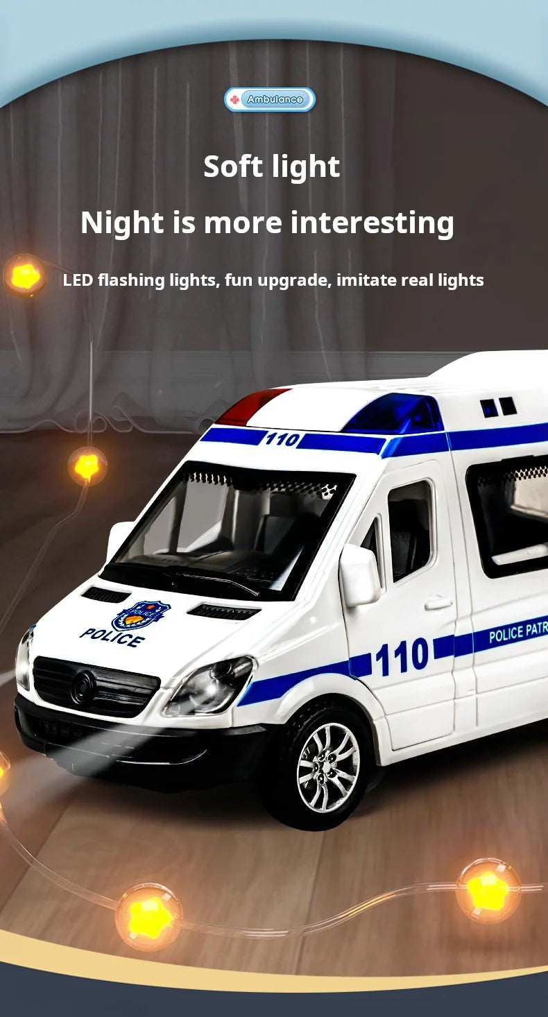 Diecast Ambulance Fire-Truck Policecar Model