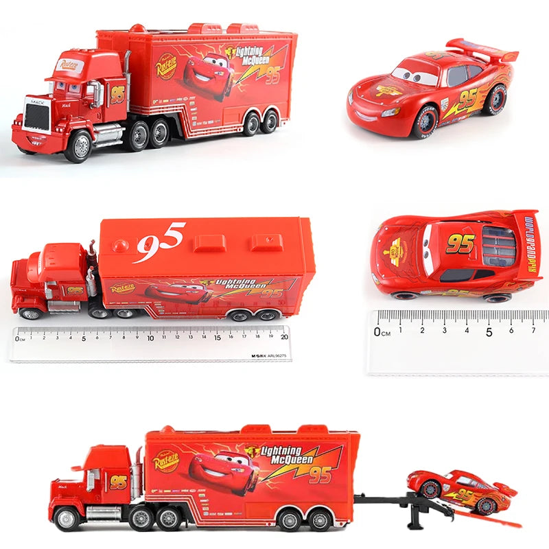 Cars 2 Mack Truck Pixar racing car Lightning McQueen Jackson Storm mini Car