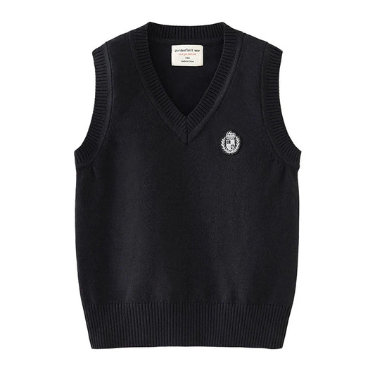 Stiven Uniform Autumn Children's Vest Sweater