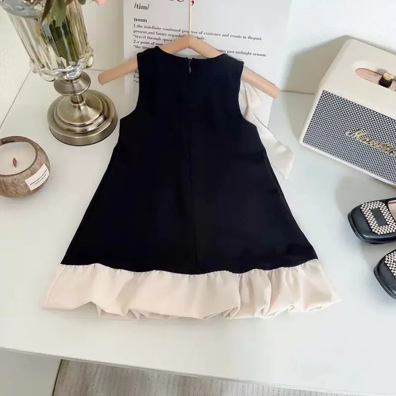 Girls' Dress Summer Wear 2025 New Korean Style Kidsren's Sleeveless Dress Fashionable Loose and Versatile Girl Princess Style