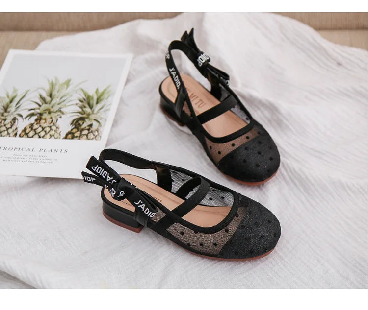 Kids Girls Leather Shoes Cute Children Students Girls Performance Shoes Beautiful Kids Students Soft Bottom Dance Footwear